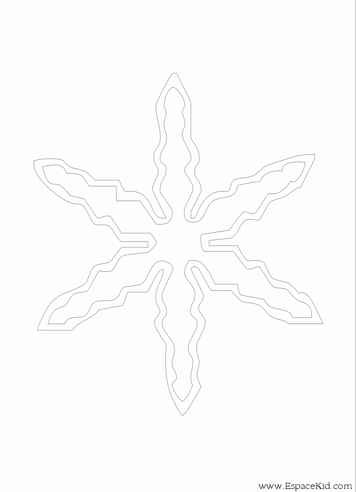 Malvorlage: Schneeflocke (Natur) #160595 - Kostenlose Malvorlagen zum Ausdrucken