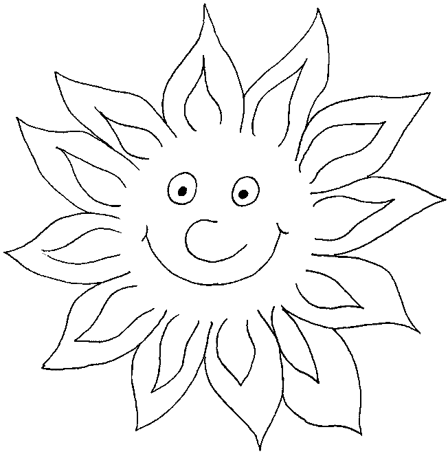 Malvorlage: Sonne (Natur) #157916 - Kostenlose Malvorlagen zum Ausdrucken