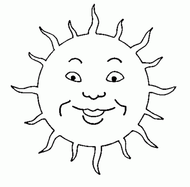 Malvorlage: Sonne (Natur) #157935 - Kostenlose Malvorlagen zum Ausdrucken