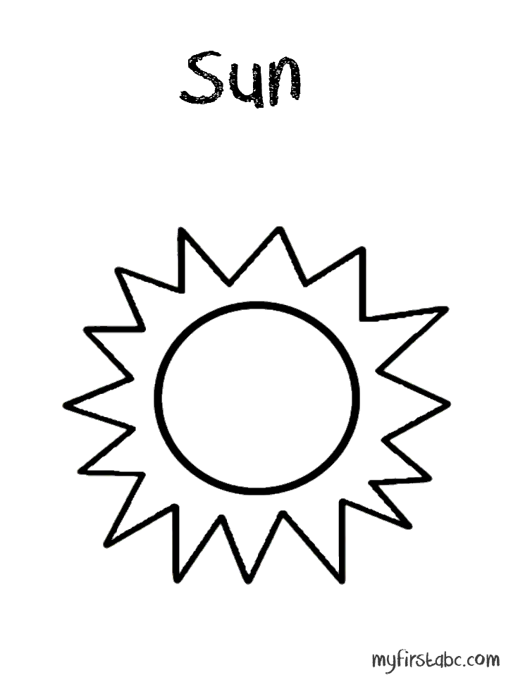 Malvorlage: Sonne (Natur) #157953 - Kostenlose Malvorlagen zum Ausdrucken