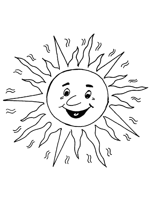 Malvorlage: Sonne (Natur) #157961 - Kostenlose Malvorlagen zum Ausdrucken