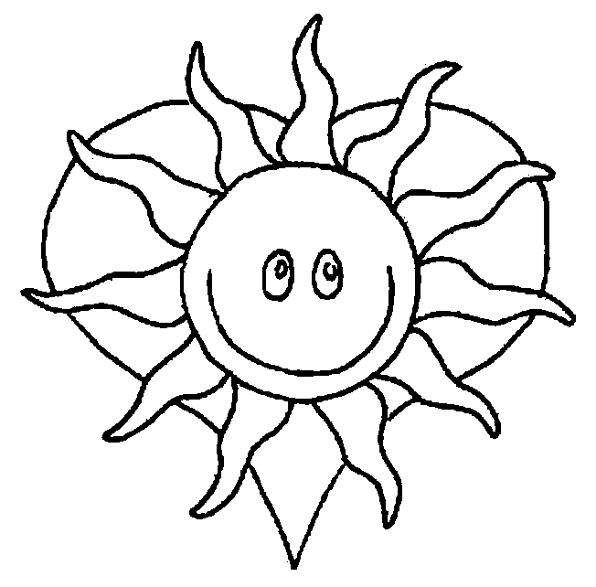 Malvorlage: Sonne (Natur) #157979 - Kostenlose Malvorlagen zum Ausdrucken