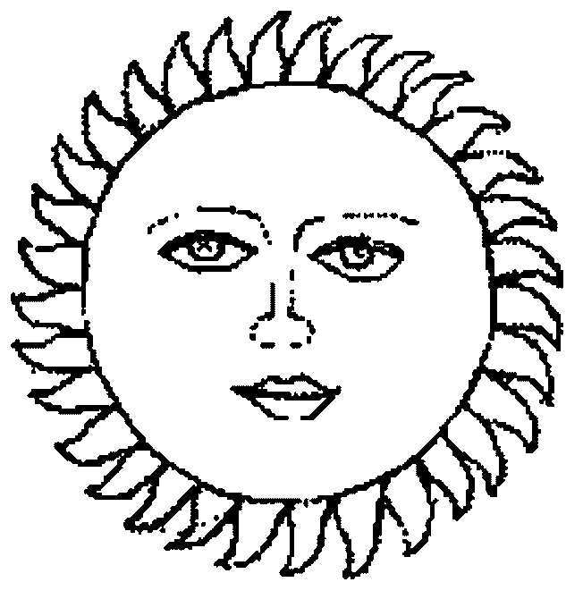 Malvorlage: Sonne (Natur) #157984 - Kostenlose Malvorlagen zum Ausdrucken