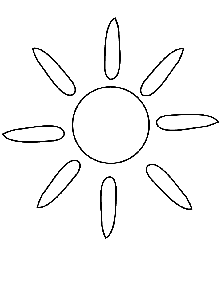 Malvorlage: Sonne (Natur) #157985 - Kostenlose Malvorlagen zum Ausdrucken