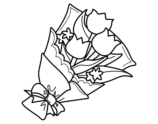 Malvorlage: Tulpe (Natur) #161719 - Kostenlose Malvorlagen zum Ausdrucken