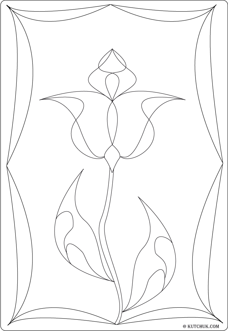 Malvorlage: Tulpe (Natur) #161735 - Kostenlose Malvorlagen zum Ausdrucken