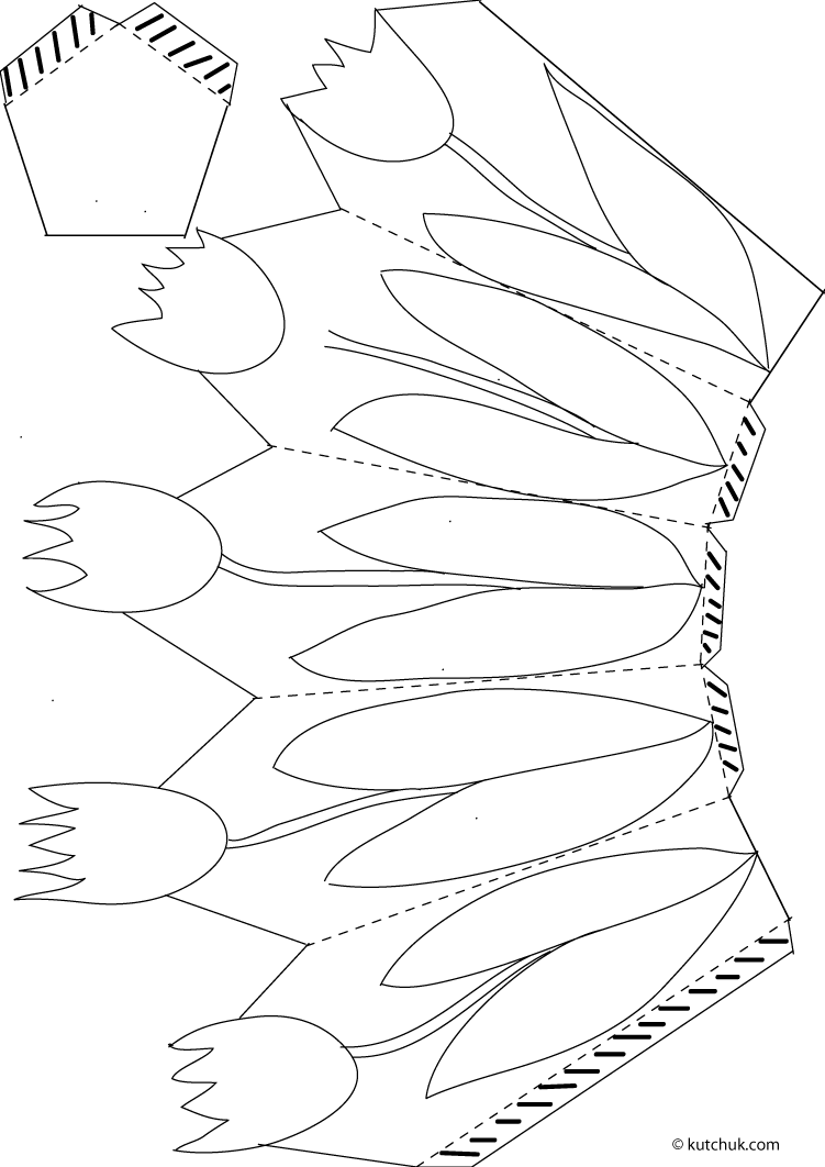 Malvorlage: Tulpe (Natur) #161778 - Kostenlose Malvorlagen zum Ausdrucken