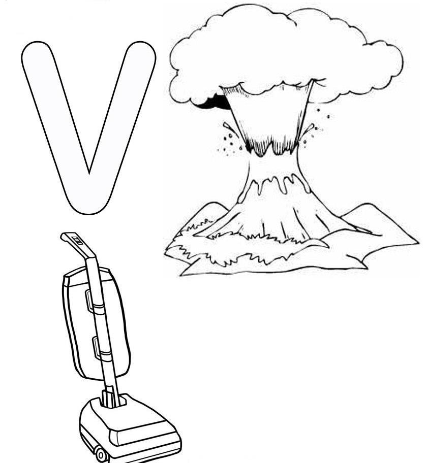 Malvorlage: Vulkan (Natur) #166707 - Kostenlose Malvorlagen zum Ausdrucken