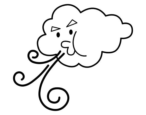 Malvorlage: Wolke (Natur) #157322 - Kostenlose Malvorlagen zum Ausdrucken