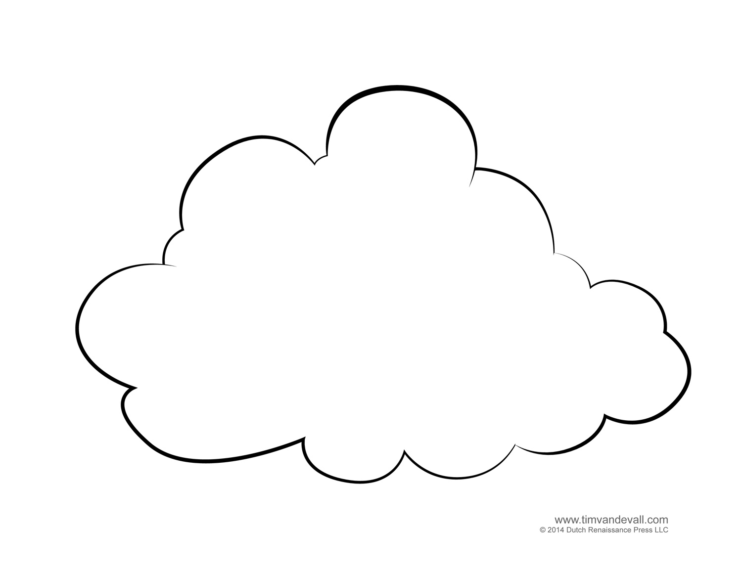 Malvorlage: Wolke (Natur) #157356 - Kostenlose Malvorlagen zum Ausdrucken