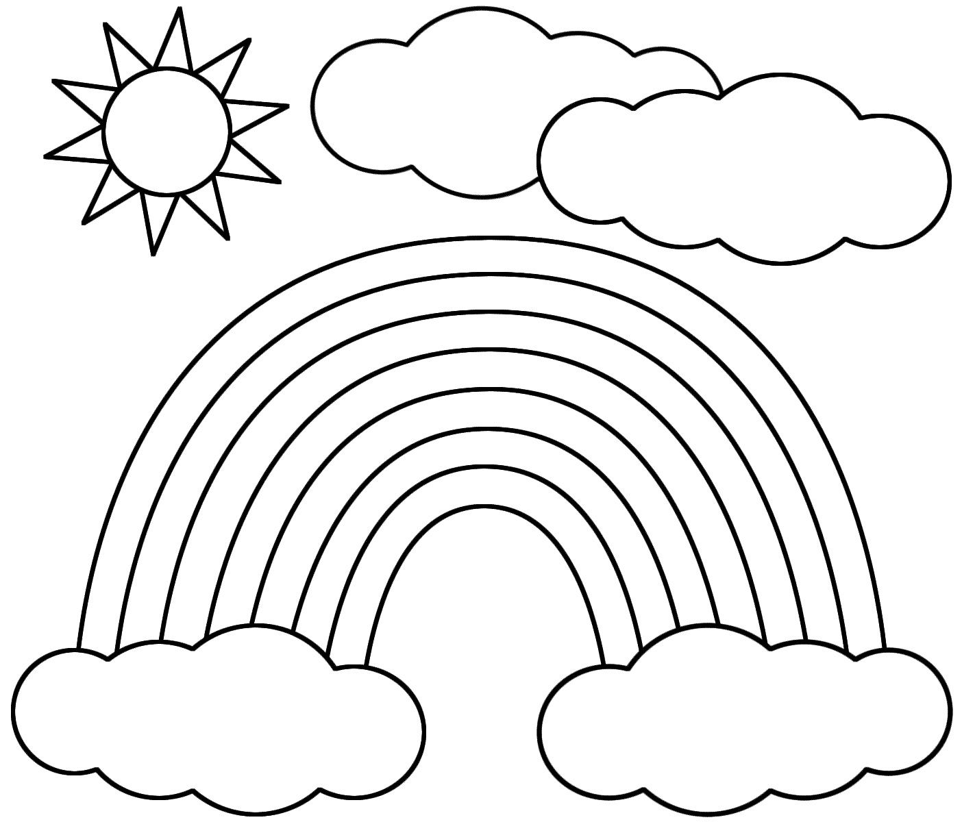 Malvorlage: Wolke (Natur) #157526 - Kostenlose Malvorlagen zum Ausdrucken