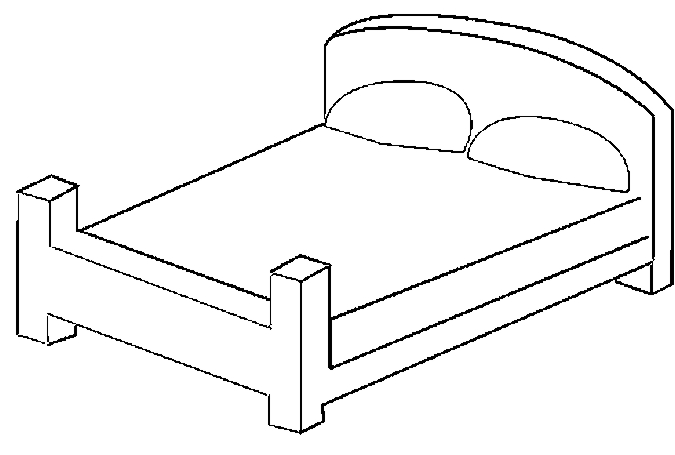 Malvorlage: Bett (Objekte) #168114 - Kostenlose Malvorlagen zum Ausdrucken