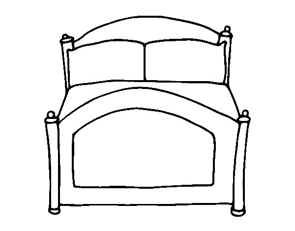Malvorlage: Bett (Objekte) #168119 - Kostenlose Malvorlagen zum Ausdrucken