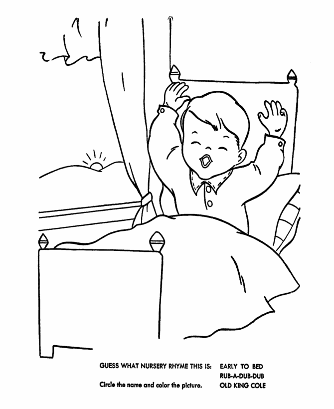Malvorlage: Bett (Objekte) #168131 - Kostenlose Malvorlagen zum Ausdrucken