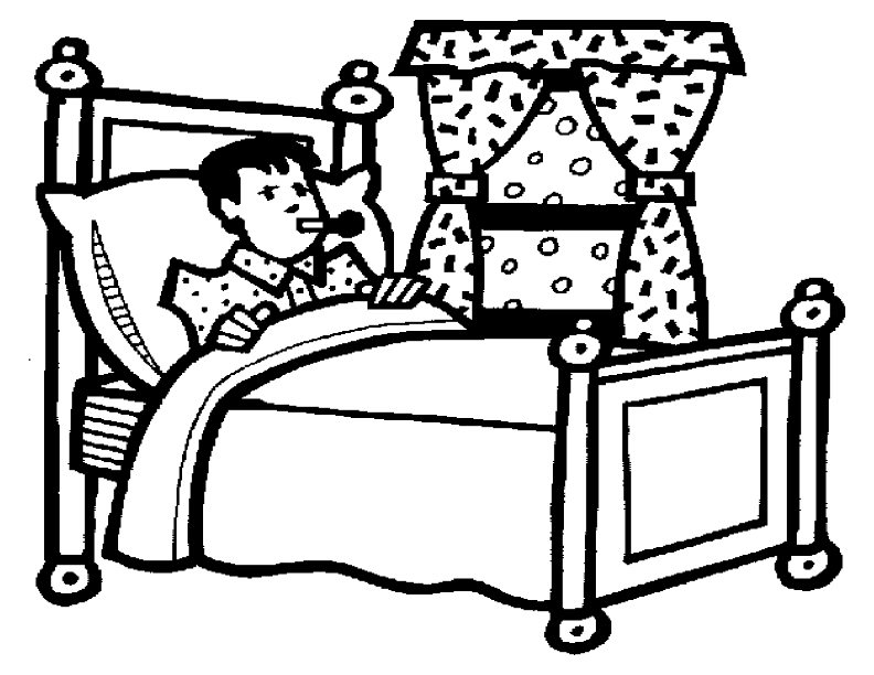 Malvorlage: Bett (Objekte) #168197 - Kostenlose Malvorlagen zum Ausdrucken