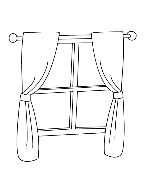 Malvorlage: Fenster (Objekte) #168791 - Kostenlose Malvorlagen zum Ausdrucken