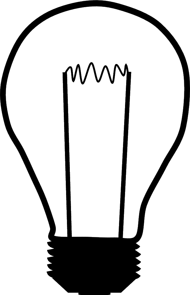 Malvorlage: Glühbirne (Objekte) #119377 - Kostenlose Malvorlagen zum Ausdrucken