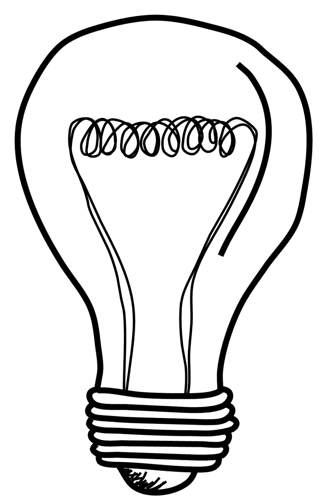 Malvorlage: Glühbirne (Objekte) #119411 - Kostenlose Malvorlagen zum Ausdrucken