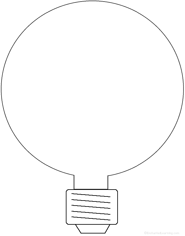 Malvorlage: Glühbirne (Objekte) #119421 - Kostenlose Malvorlagen zum Ausdrucken