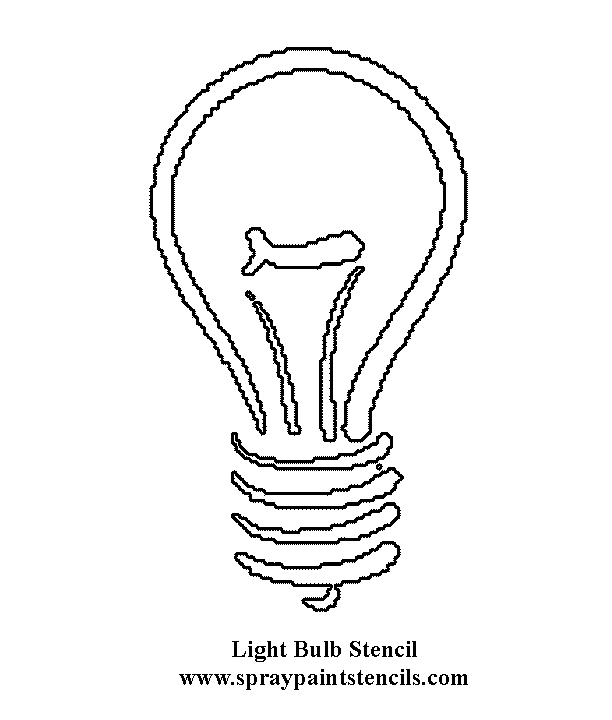 Malvorlage: Glühbirne (Objekte) #119502 - Kostenlose Malvorlagen zum Ausdrucken