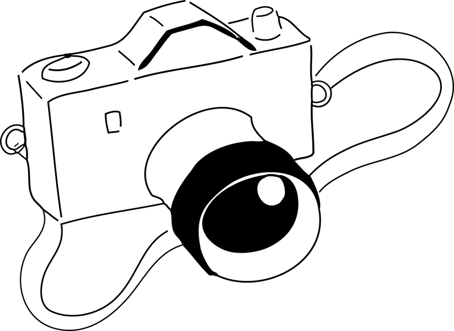 Malvorlage: Kamera (Objekte) #119725 - Kostenlose Malvorlagen zum Ausdrucken