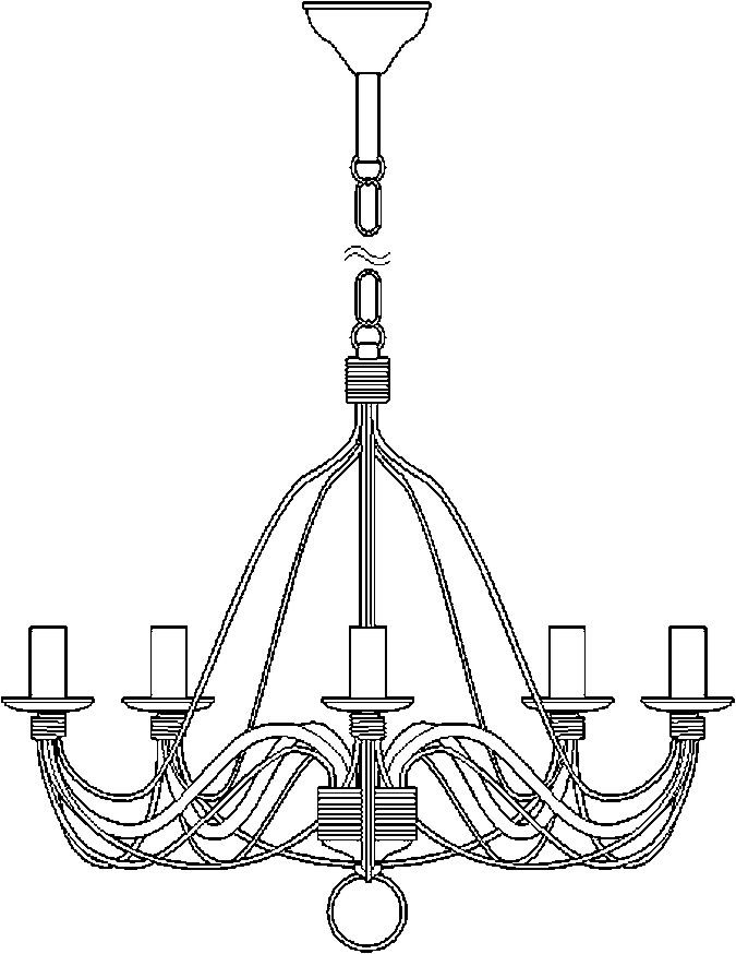 Malvorlage: Leuchter (Objekte) #169849 - Kostenlose Malvorlagen zum Ausdrucken