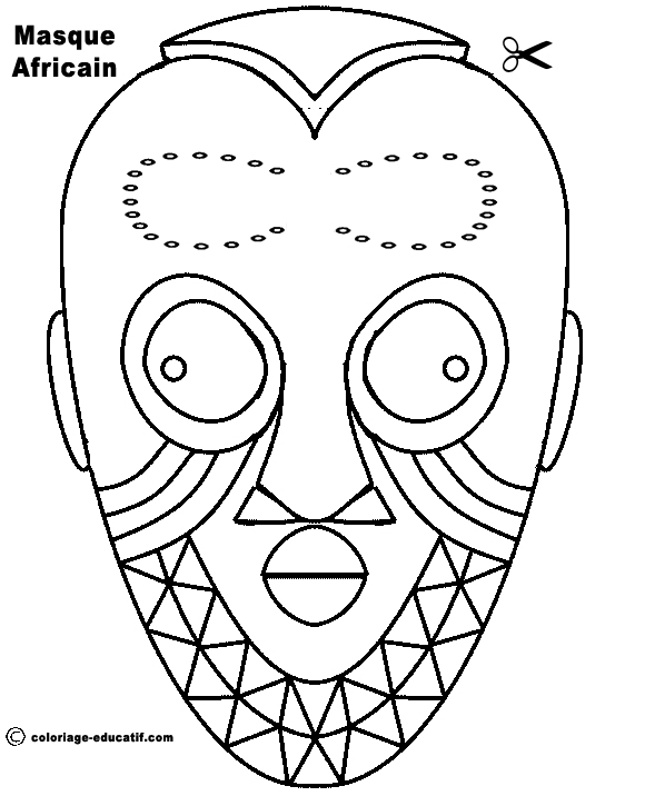 Malvorlage: Maske (Objekte) #120525 - Kostenlose Malvorlagen zum Ausdrucken