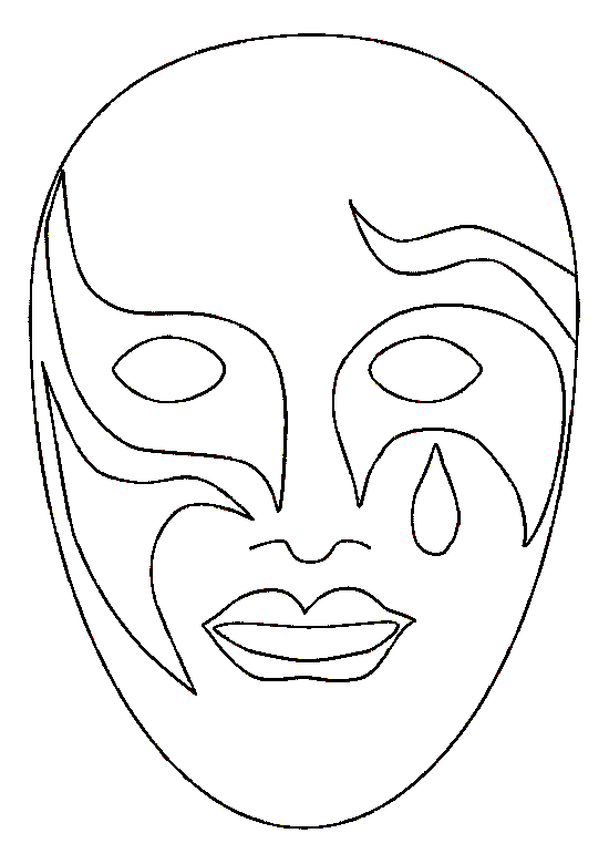 Malvorlage: Maske (Objekte) #120528 - Kostenlose Malvorlagen zum Ausdrucken