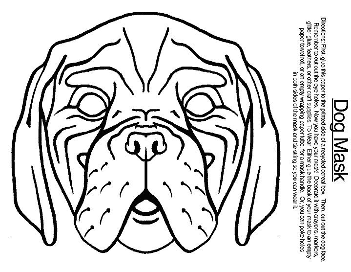 Malvorlage: Maske (Objekte) #120604 - Kostenlose Malvorlagen zum Ausdrucken