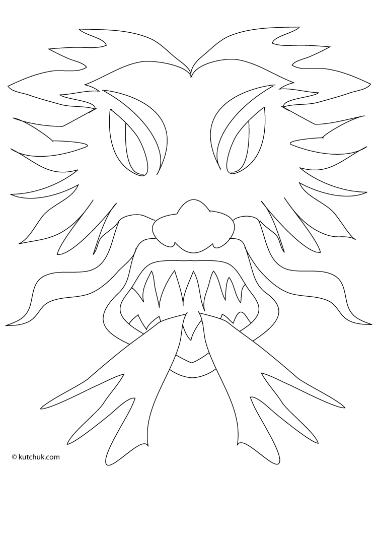 Malvorlage: Maske (Objekte) #120704 - Kostenlose Malvorlagen zum Ausdrucken