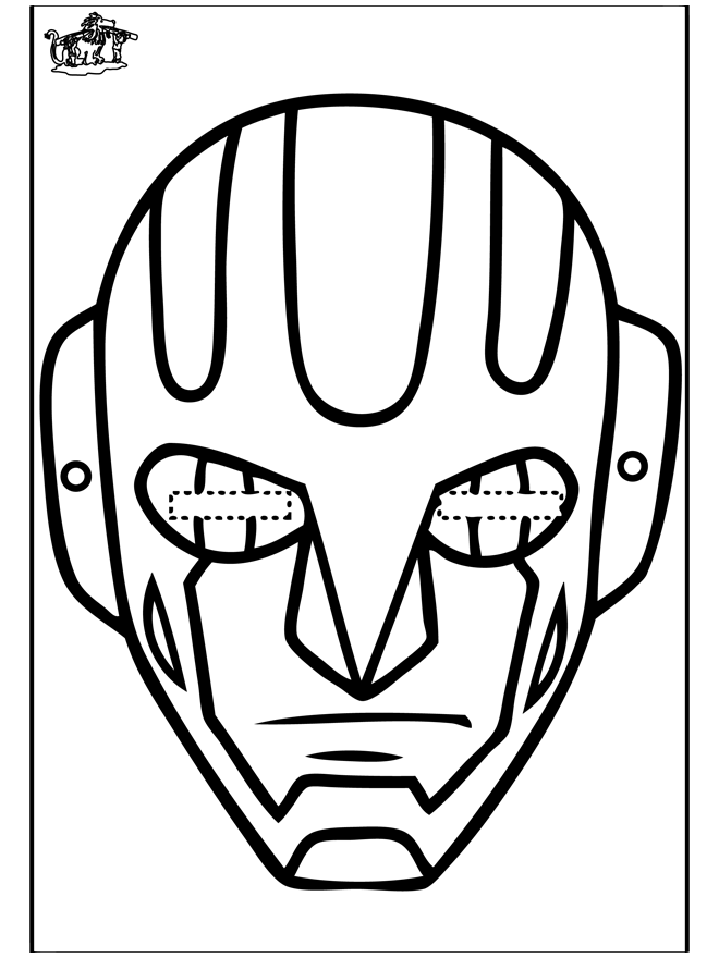 Malvorlage: Maske (Objekte) #120754 - Kostenlose Malvorlagen zum Ausdrucken