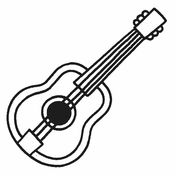 Malvorlage: Musikinstrumente (Objekte) #167119 - Kostenlose Malvorlagen zum Ausdrucken