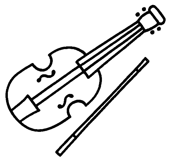 Malvorlage: Musikinstrumente (Objekte) #167124 - Kostenlose Malvorlagen zum Ausdrucken