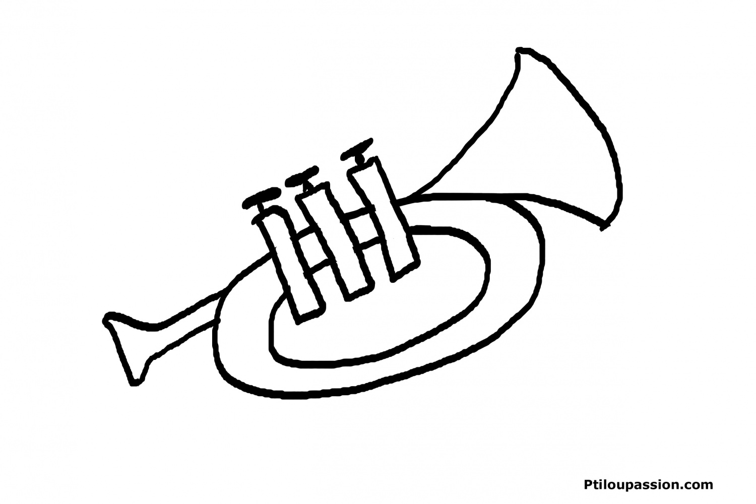 Malvorlage: Musikinstrumente (Objekte) #167132 - Kostenlose Malvorlagen zum Ausdrucken