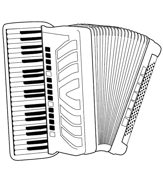 Malvorlage: Musikinstrumente (Objekte) #167141 - Kostenlose Malvorlagen zum Ausdrucken