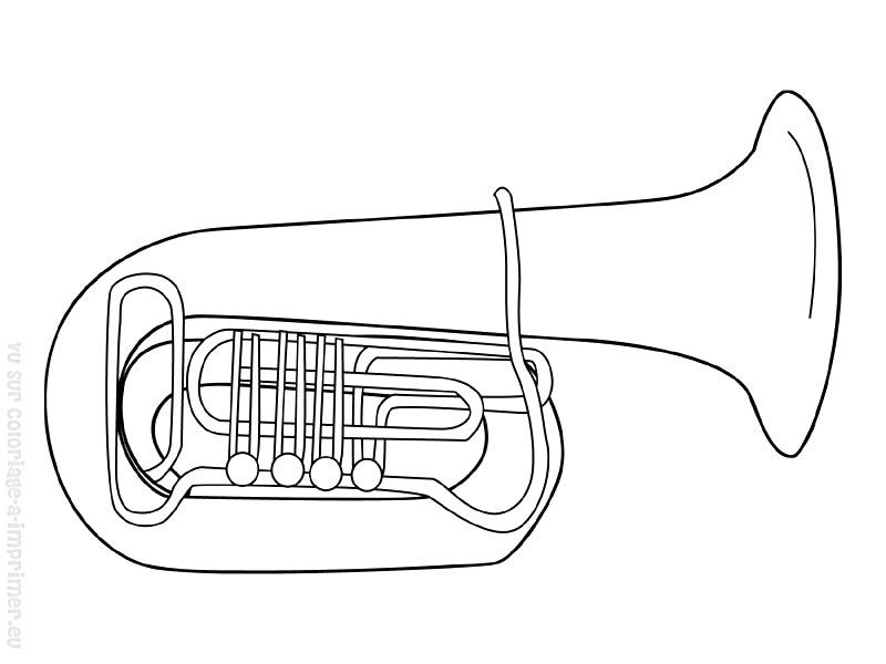 Malvorlage: Musikinstrumente (Objekte) #167149 - Kostenlose Malvorlagen zum Ausdrucken