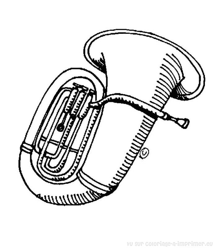 Malvorlage: Musikinstrumente (Objekte) #167152 - Kostenlose Malvorlagen zum Ausdrucken