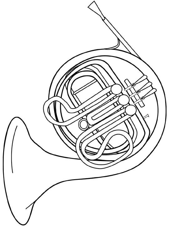 Malvorlage: Musikinstrumente (Objekte) #167174 - Kostenlose Malvorlagen zum Ausdrucken