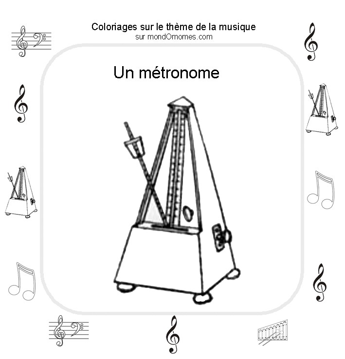 Malvorlage: Musikinstrumente (Objekte) #167210 - Kostenlose Malvorlagen zum Ausdrucken