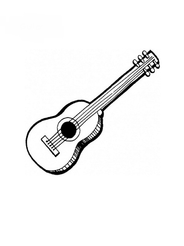 Malvorlage: Musikinstrumente (Objekte) #167213 - Kostenlose Malvorlagen zum Ausdrucken