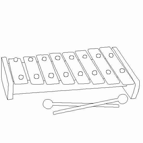 Malvorlage: Musikinstrumente (Objekte) #167229 - Kostenlose Malvorlagen zum Ausdrucken