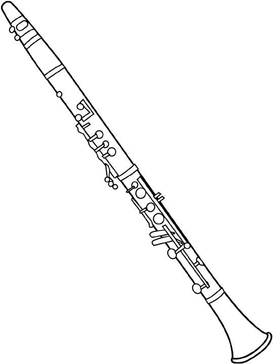 Malvorlage: Musikinstrumente (Objekte) #167230 - Kostenlose Malvorlagen zum Ausdrucken