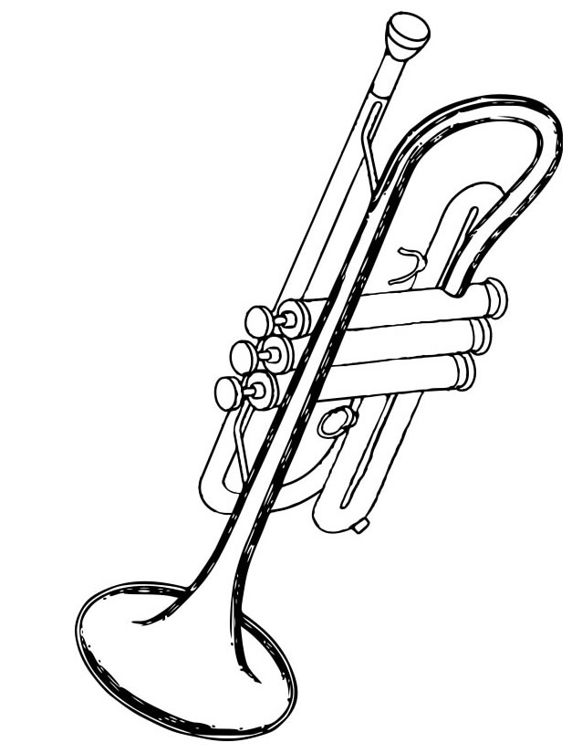 Malvorlage: Musikinstrumente (Objekte) #167246 - Kostenlose Malvorlagen zum Ausdrucken