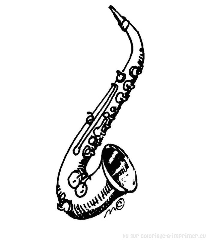 Malvorlage: Musikinstrumente (Objekte) #167247 - Kostenlose Malvorlagen zum Ausdrucken