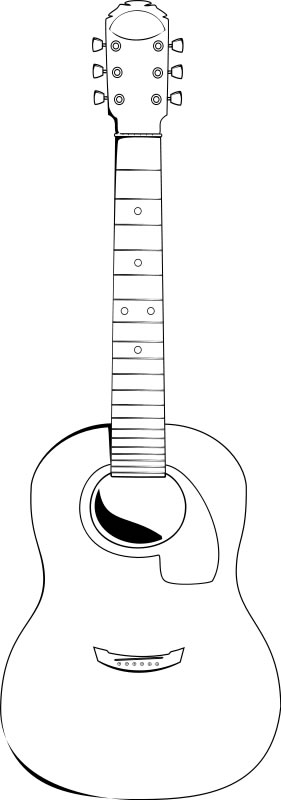 Malvorlage: Musikinstrumente (Objekte) #167251 - Kostenlose Malvorlagen zum Ausdrucken