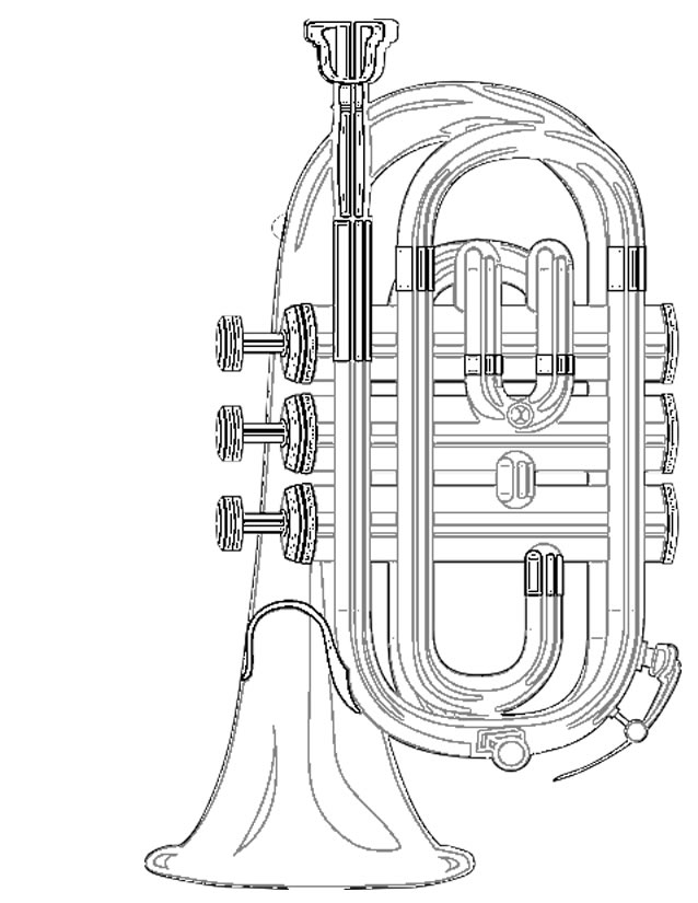 Malvorlage: Musikinstrumente (Objekte) #167282 - Kostenlose Malvorlagen zum Ausdrucken