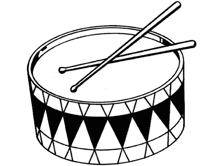 Malvorlage: Musikinstrumente (Objekte) #167298 - Kostenlose Malvorlagen zum Ausdrucken