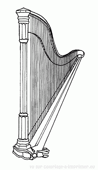 Malvorlage: Musikinstrumente (Objekte) #167300 - Kostenlose Malvorlagen zum Ausdrucken