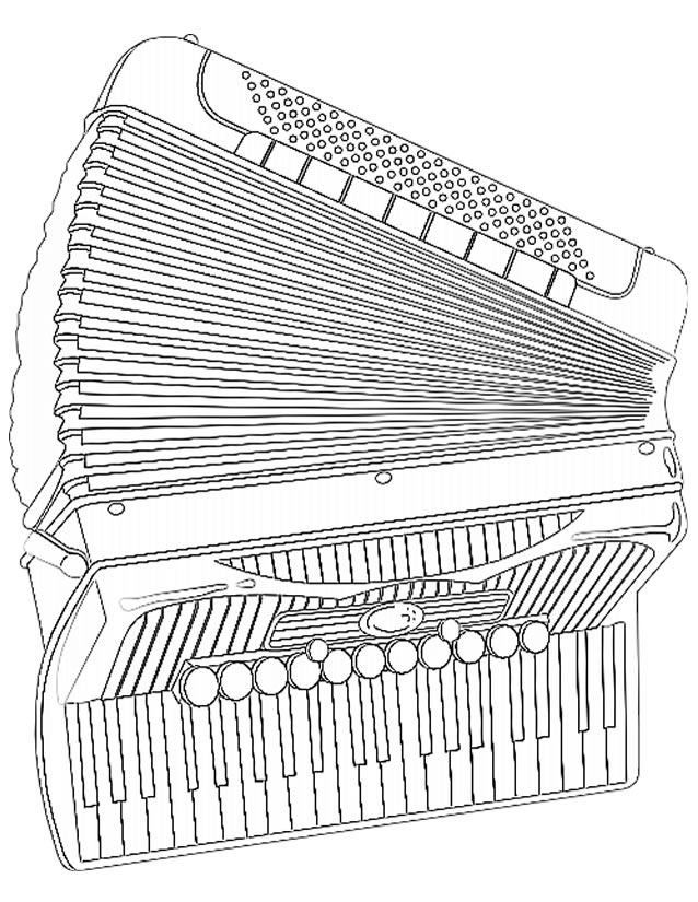 Malvorlage: Musikinstrumente (Objekte) #167319 - Kostenlose Malvorlagen zum Ausdrucken