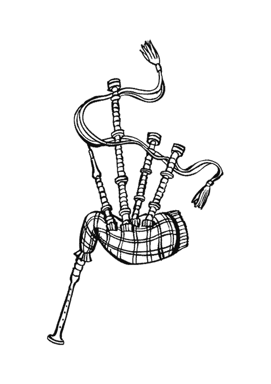 Malvorlage: Musikinstrumente (Objekte) #167402 - Kostenlose Malvorlagen zum Ausdrucken